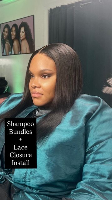 Shampoo Bundles + Lace Closure Install ➡️ DROP OFF TUESDAYS