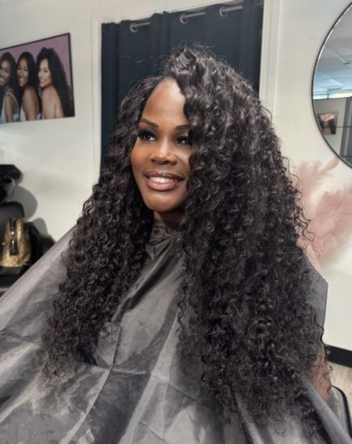 Full Sew In + Curly Crochet