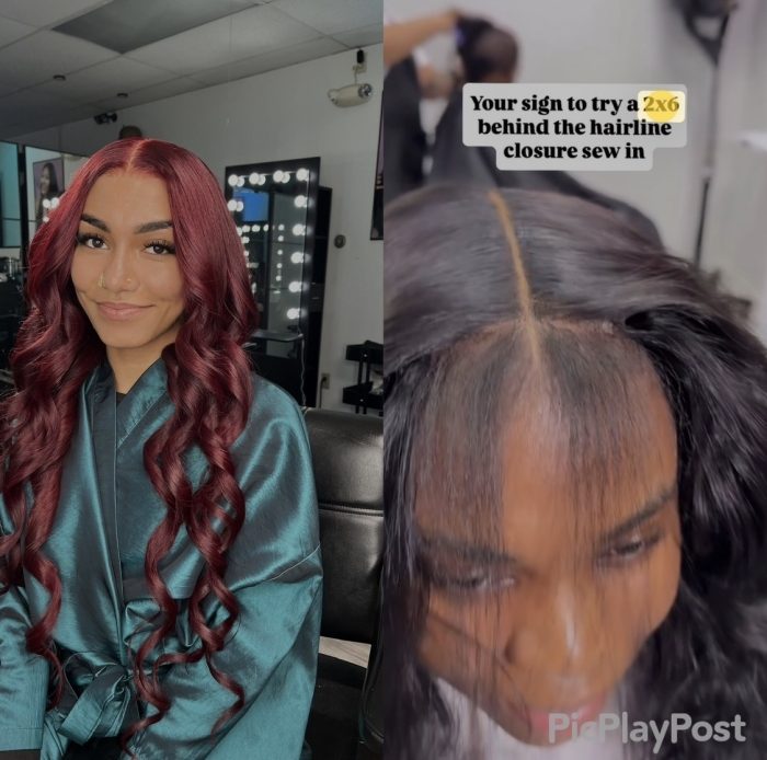 2x6 Lace Closure (Behind the hairline)