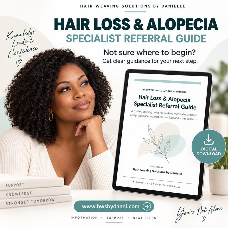 Digital Download: Hair Loss & Alopecia Specialist Referral Guide